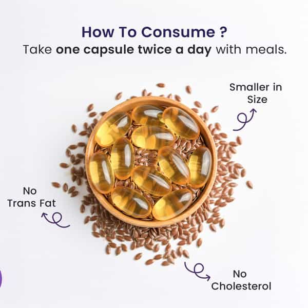 Neuherbs Omega Flaxseed Oil 60 Capsules