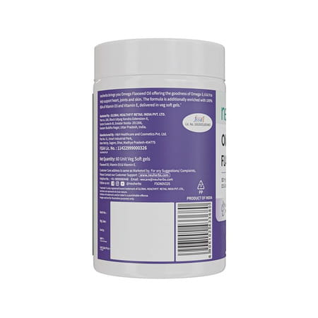 Neuherbs Omega Flaxseed Oil 60 Capsules