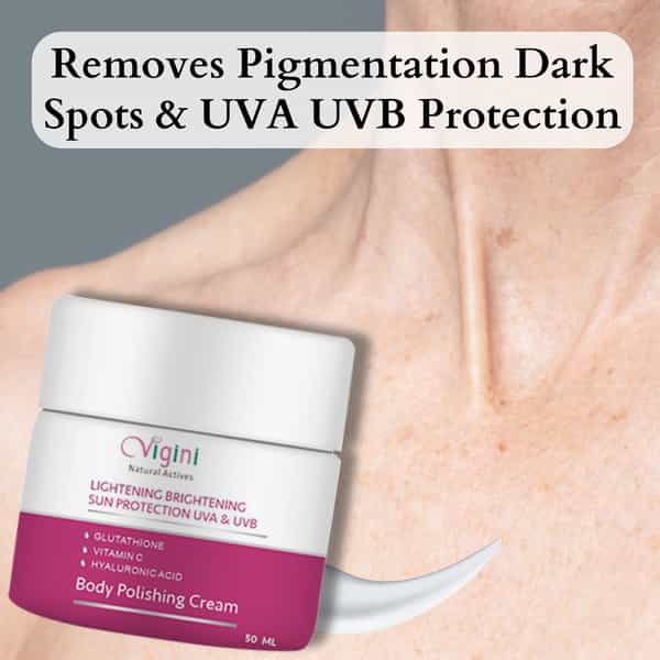 Vigini Skin Lightening Brightening Body Whitening Underarm Tan Pigmentation Removal Kojic Acid Cream