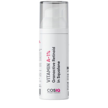 Cos-Iq A-1% Granactive Retinoid In Squalane 30ml | Only 4 Ingredients Vit-A Anti Ageing Retinol