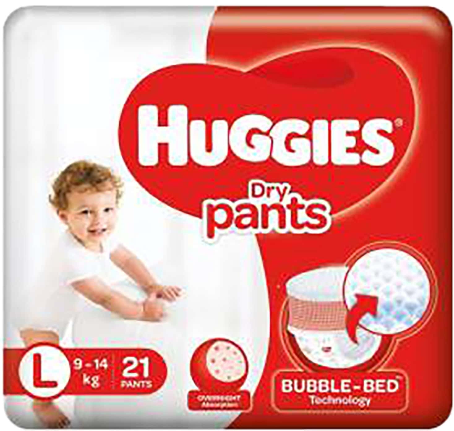Huggies Dry Pants Large Size Diapers (21 Count)