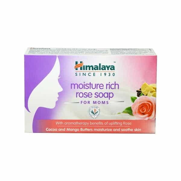 Himalaya Moisture Rich Rose Soap | For Moms | 75 Gm