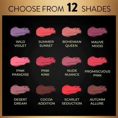 Myglamm Manish Malhotra Beauty Powder Matte Lipstick-Scarlet Seduction