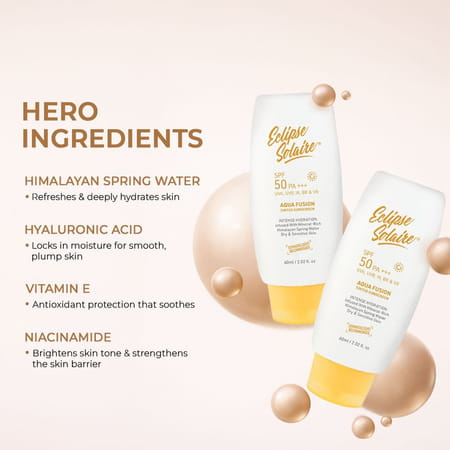 Yuderma Eclipse Solaire 5x Protection Aqua Fusion Spf 50 Pa+++ | 60 Ml