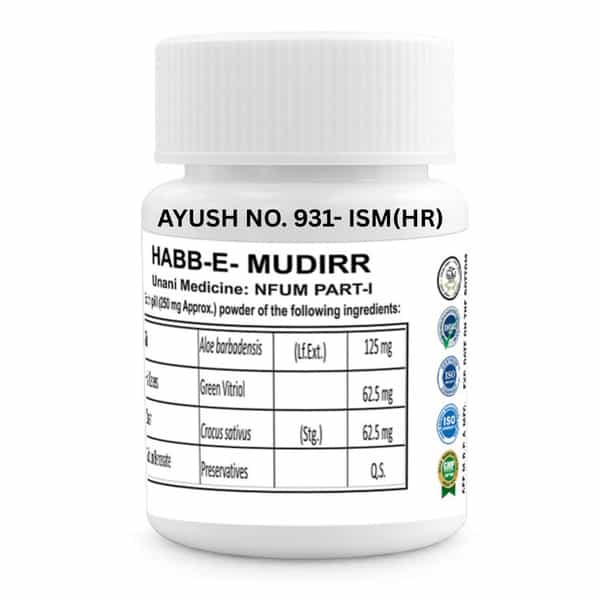 Cipzer Habbe Mudirr 12 Pills | Herbal Support For Uterine Health & Muscle Toning