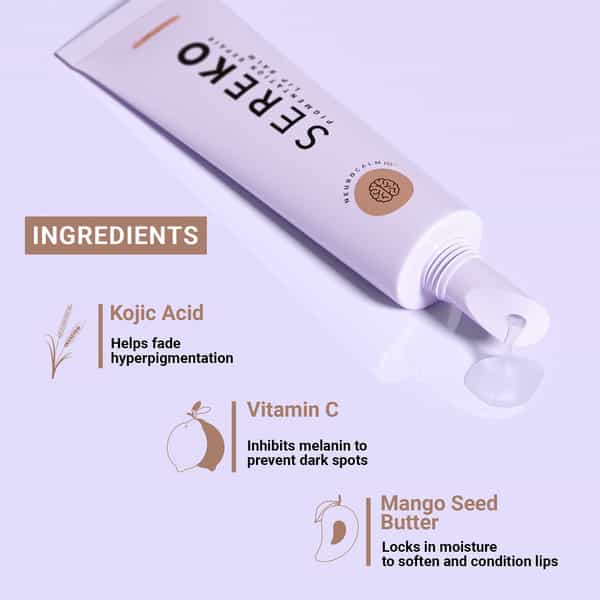 Sereko Pigmentation Repair Lip Balm Affogato Prevents Moisture Loss Dark Lips Nourishes Lips - 8G