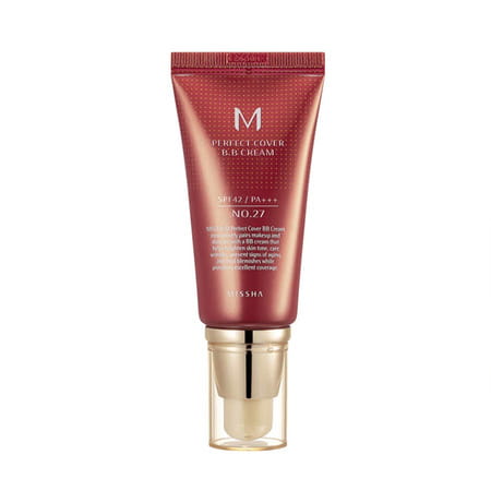 Missha M Perfect Cover B.B Cream Spf42/Pa+++ (No.27/Honey Beige) - Matte Finish - All Skin - 50ml