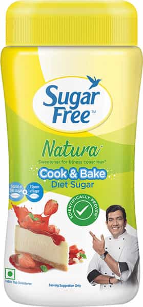 Sugar Free Natura Sweetener For Calorie Conscious Cook And Bake Diet Sugar - 80Gm Jar