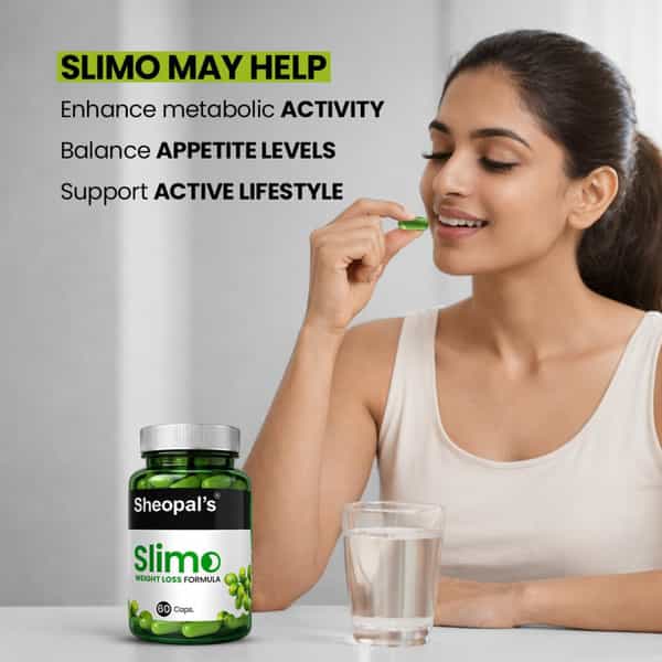 Sheopal's Slimo Weight Loss Belly Fat Reducer|Weight Loss Capsules| Fat Burning Tablet - 60 Cap