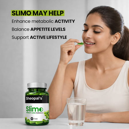 Sheopal'S Slimo Weight Loss Belly Fat Reducer|Weight Loss Capsules| Fat Burning Tablet - 60 Cap
