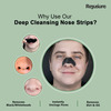 Rejusure Deep Cleansing Nose Strips With Charcoal Removes Blackheads - (5 Strips )