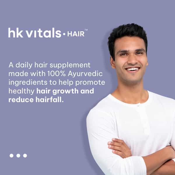 Hk Vitals Hair Rescue Fall| 30 Tablets | Helps Reduce Hairfall & Supports Hair Growth