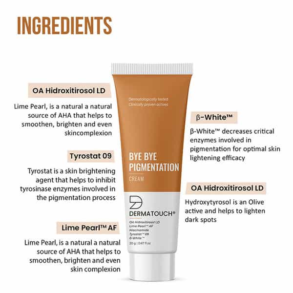 Dermatouch Bye Bye Pigmentation Cream & 10% Niacinamide Clarifying Serum Combo - (Pack Of 2)