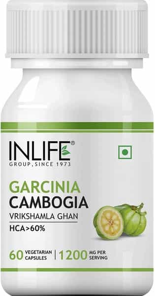 Inlife Garcinia Cambogia Extract Supplement 1200 Mg Per Serving (60 Veg. Capsules)