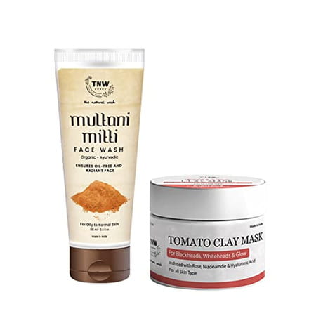 Tnw-The Natural Wash Tomato Clay Mask & Multani Mitti Face Wash