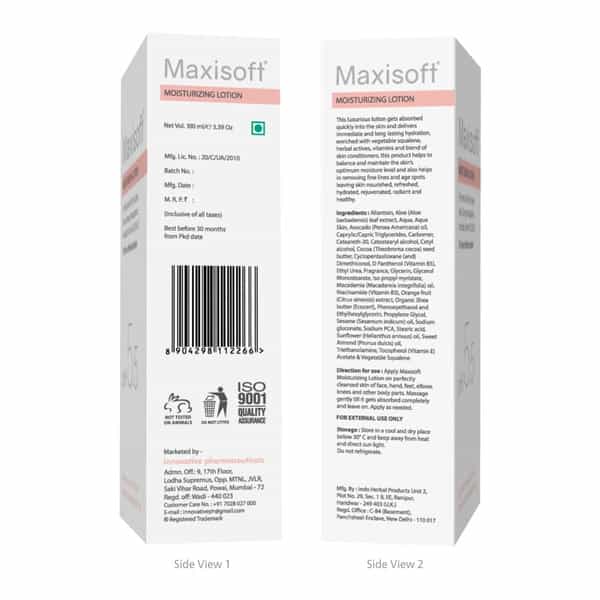 Maxisoft Moisturizing Lotion Ph 5.5 | 100 Ml | Pack Of 3