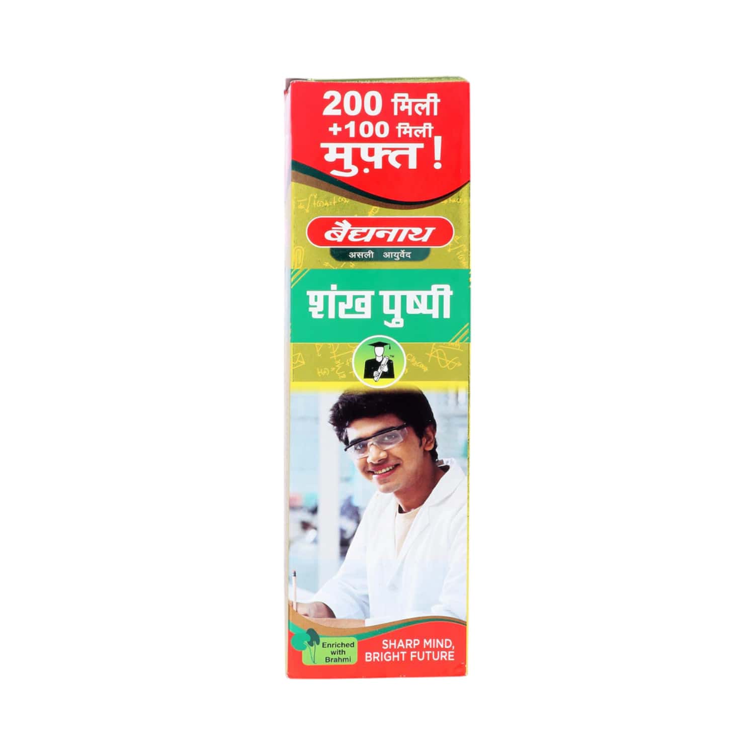 Baidyanath Asli Ayurved Shankha Pushpi | Bottle | 200 Ml | Free 100 Ml