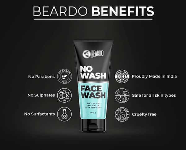 Beardo No Wash Facewash - 100 Gm