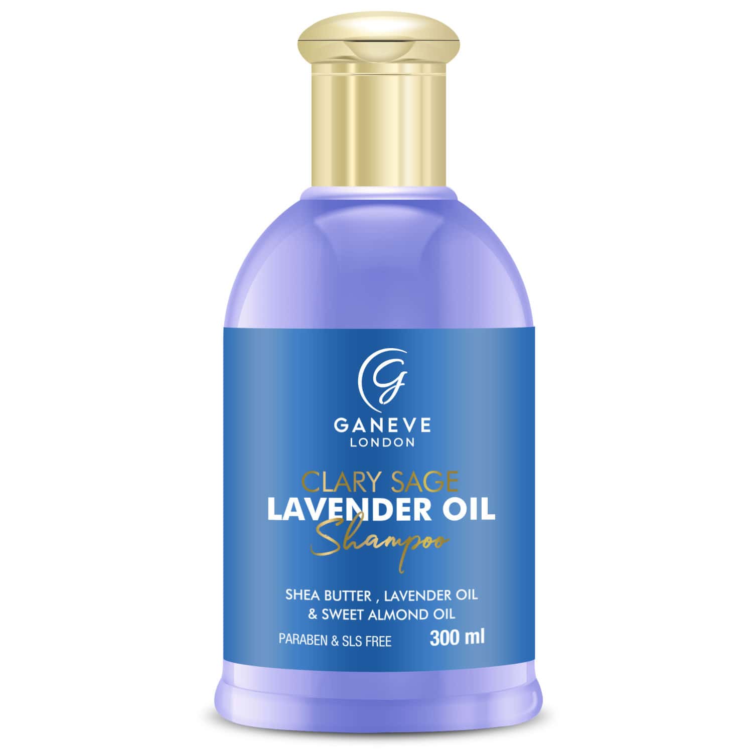 Ganeve London Clary Sage Lavender Oil Shampoo 300 Ml Pack 1