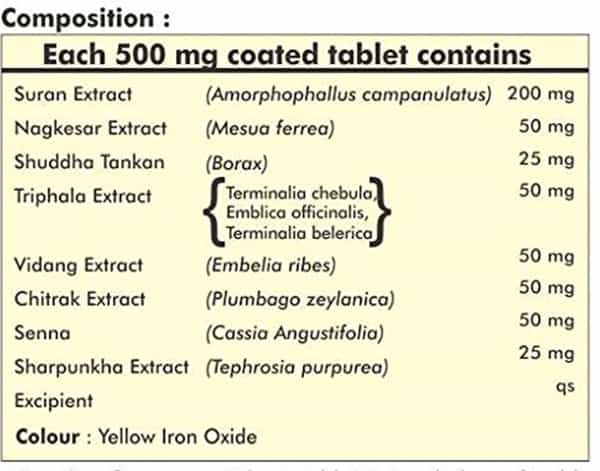 Herbal Hills Arsohills Tablets 60 Count Pack Of 2 Natural Hemorrhoid Medicine