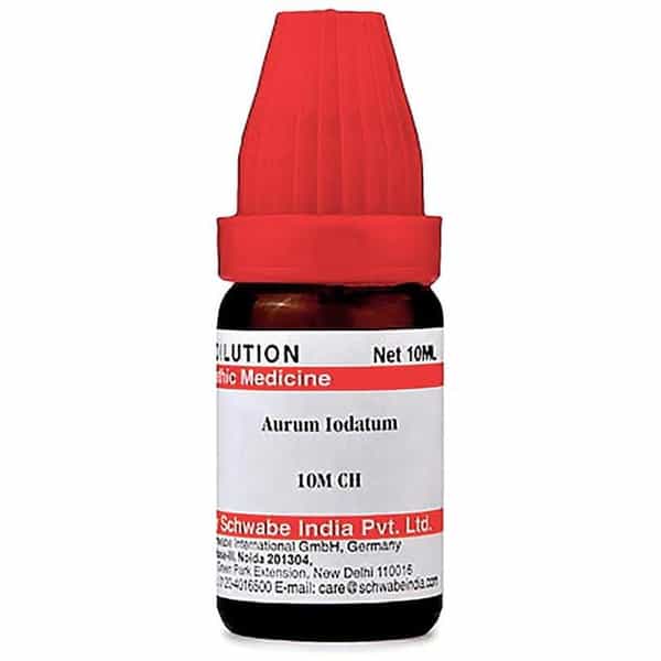 Dr. Willmar Schwabe India Aurum Iodatum Dilution 10M Ch 10 Ml