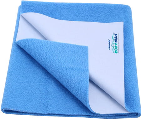 Newnik Cozymat Dry Sheet (Size: 140cm X 100cm) Large Firoza