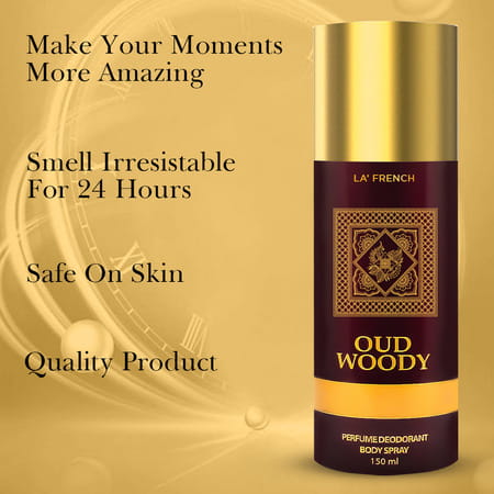 La French Oud Woody Deodorant For Men & Women | 150ml