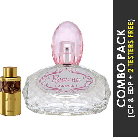 Ajmal Aurum Concentrated Oil 10ml For Women And Maryaj Ramona Edp 100ml For Women