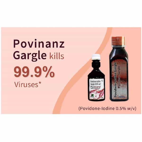 Povinanz Gargle And Mouthwash | Mint Flavored | Kills 99.99% Of Germs In Mouth | Fresh Breath