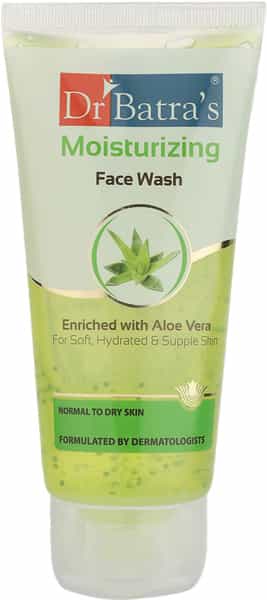 Dr Batra's Moisturizing Face Wash Enriched With Aloe Vera Soft Hydrated & Supple Skin - 50 Gm