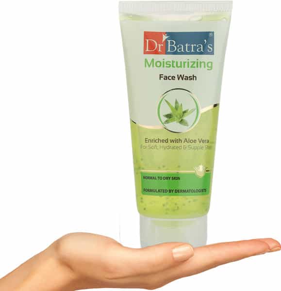 Dr Batra's Moisturizing Face Wash Enriched With Aloe Vera Soft Hydrated & Supple Skin - 50 Gm
