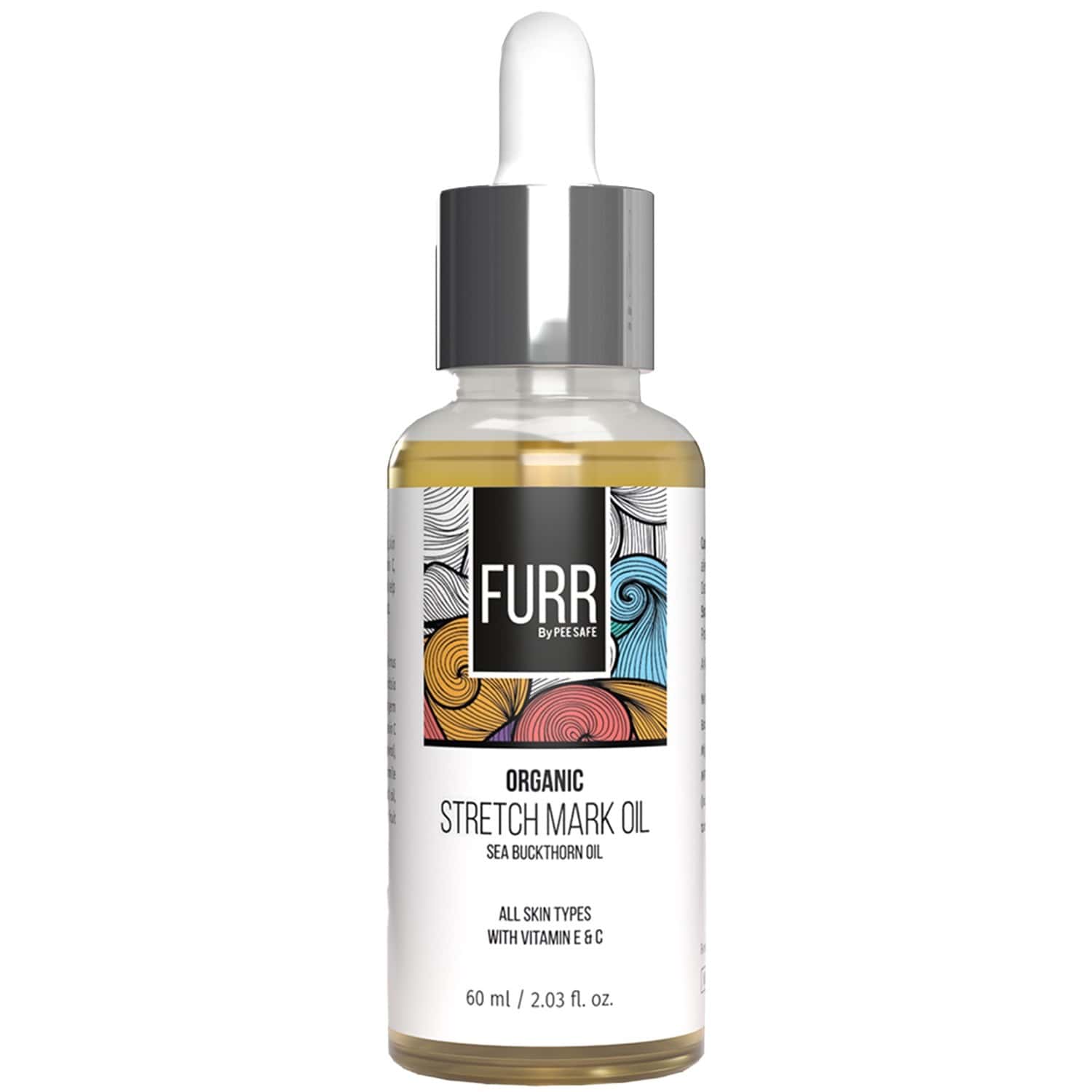 Furr By Pee Safe Organic Stretch Mark Oil - 60 Ml
