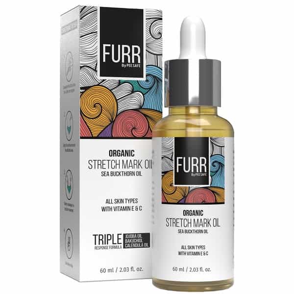 Furr By Pee Safe Organic Stretch Mark Oil - 60 Ml