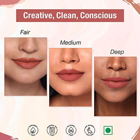 Tnw -the Natural Wash Matte Velvet Longstay Liquid Lipstick With Macadamia Oil Argan Oil