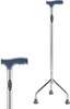 Guardian Walking Stick 3 Leg For Patients | Adjustable | Aluminum | Grey