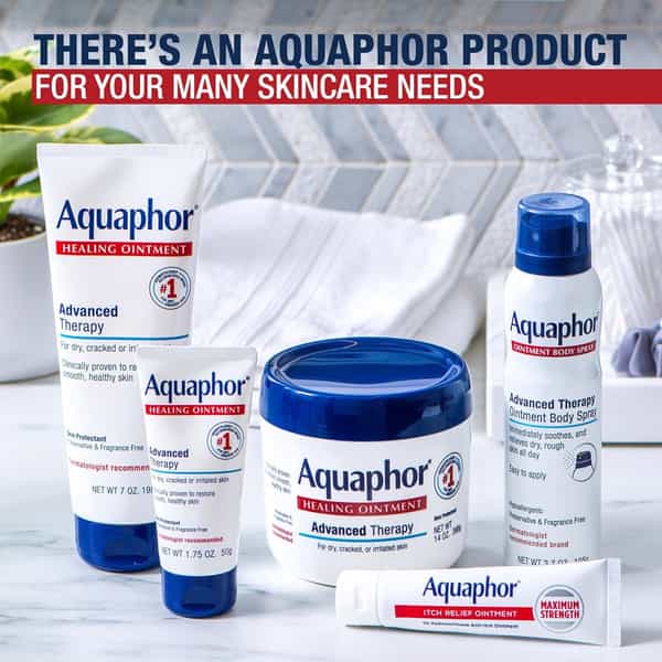 Aquaphor Healing Oinment | Dry | Cracked And Irritated Skin Protectant 7 Oz 198 Gm