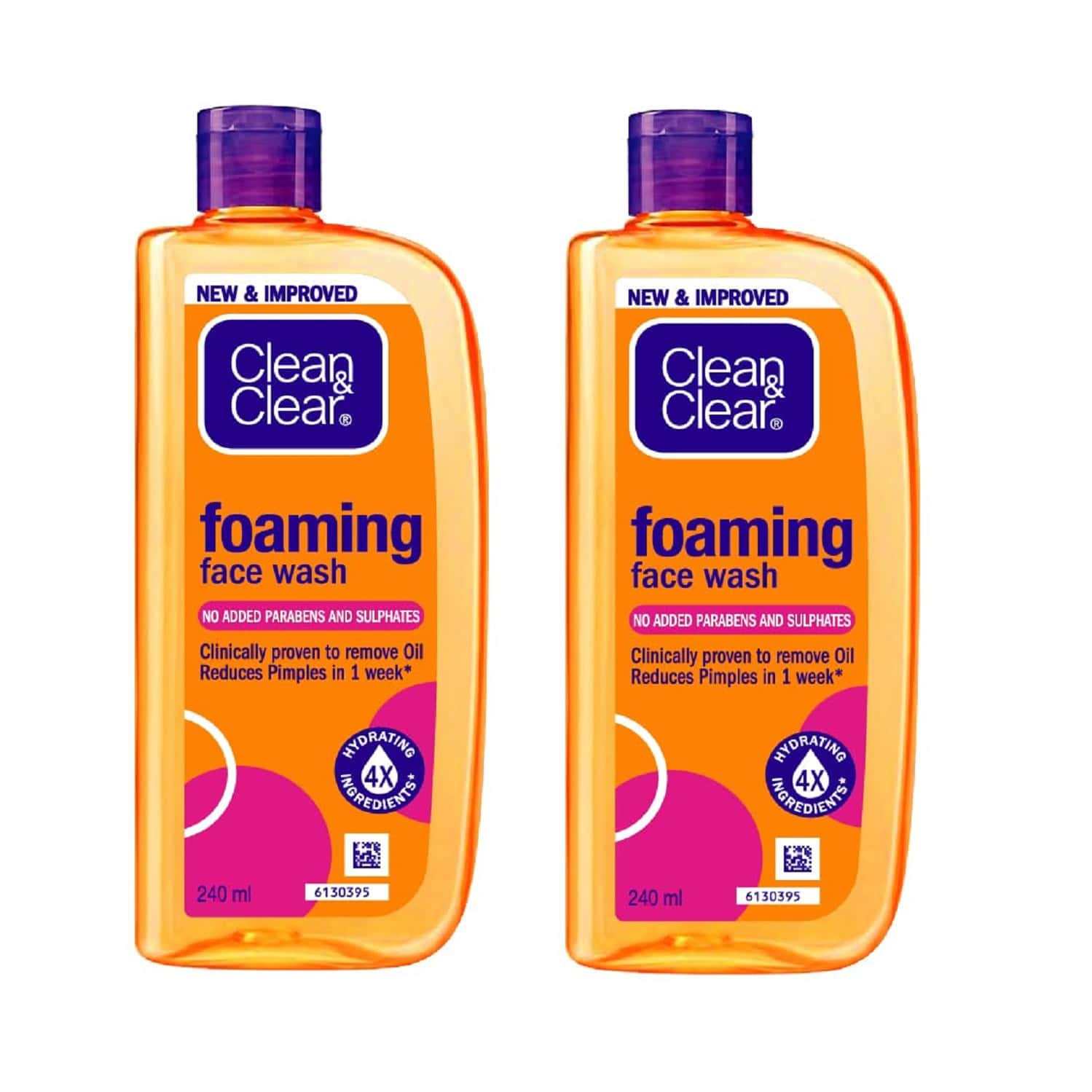 Clean & Clear Foaming 480ml| Clinically Proven| Pimple & Acne Removal Face Wash (480 Ml)
