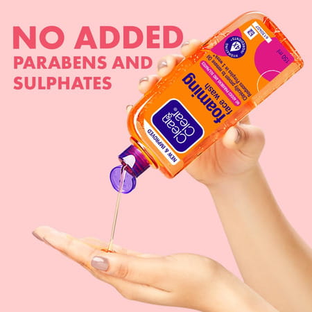 Clean & Clear Foaming 480ml| Clinically Proven| Pimple & Acne Removal Face Wash (480 Ml)