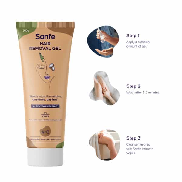 Sanfe Hair Removal Gel - 100 Ml