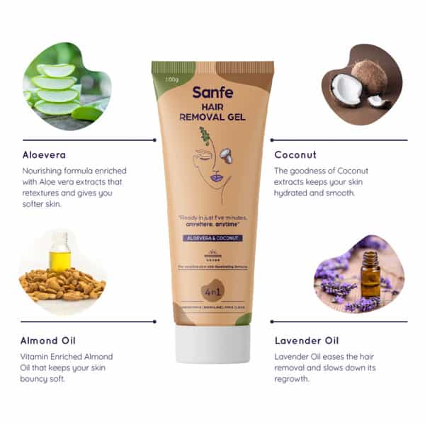 Sanfe Hair Removal Gel - 100 Ml