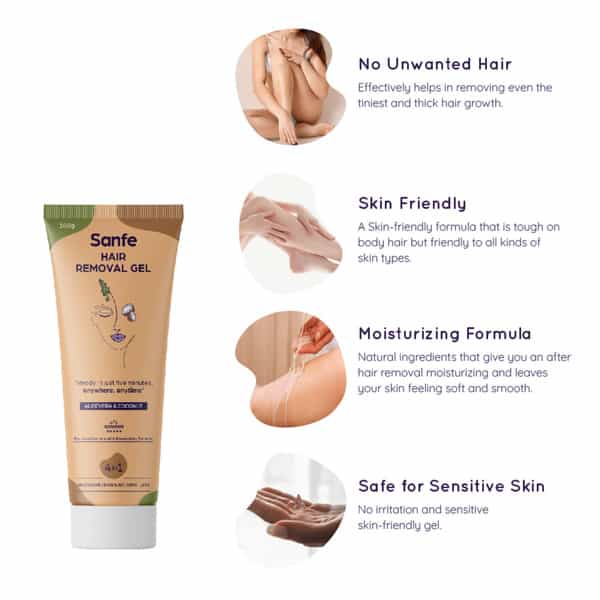 Sanfe Hair Removal Gel - 100 Ml