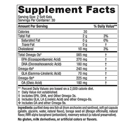 Nordic Naturals Complete Omega 3 Fish Oil 565 Mg Omega 3 Fish Oil Epa & Dha Lemon 60 Softgel
