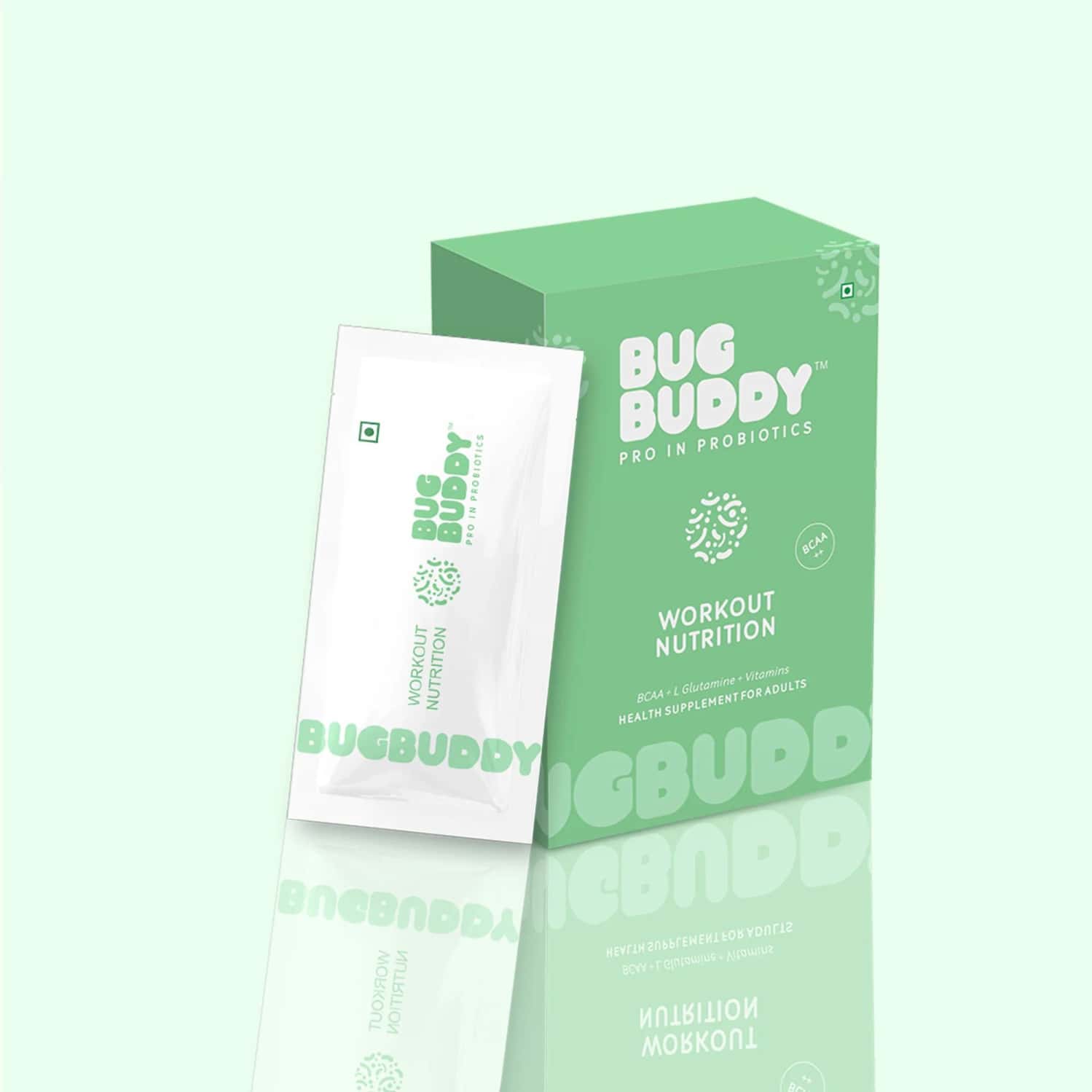 Bug Buddy Workout Nutrition | Amino Acids & Recovery Formula | 30 Days Pack