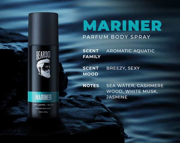 Beardo Mariner Perfume Body Spray - 120Ml