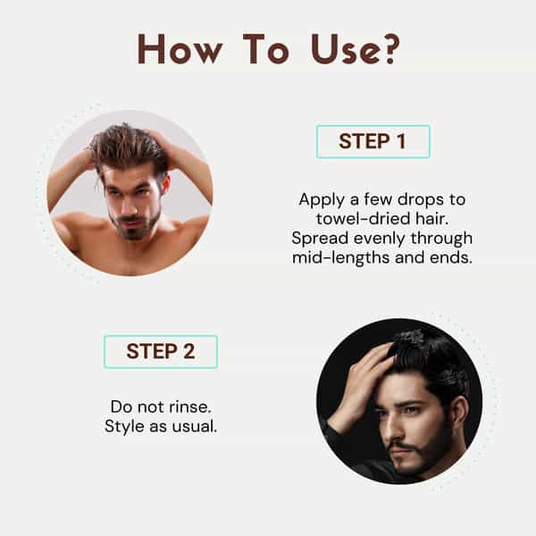 Coco Crush Leave Hair Repair Treatment Serum With Rosemary Oil - 15Ml