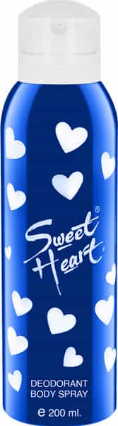 Sweet Heart Blue Deodorant Perfumed Bodyspray 200Ml