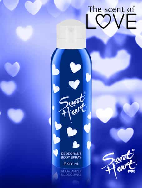 Sweet Heart Blue Deodorant Perfumed Bodyspray 200Ml