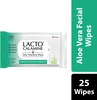 Lacto Calamine Daily Cleansing Face Wipes With Aloe Vera Cucumber And Vitamin E - 25 Wipes