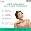 Lacto Calamine Daily Cleansing Face Wipes With Aloe Vera Cucumber And Vitamin E - 25 Wipes