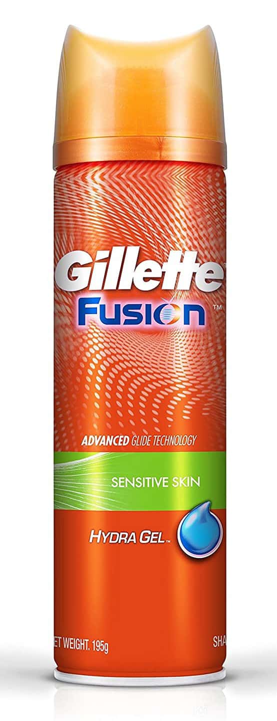 Buy Gillette Fusion Hydragel Sensitive Shaving Cream Bottle Of 195 G